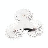 60 Degree Stainless Steel Thread Gauge - 51 Pieces - Side View