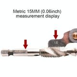 60 Degree Stainless Steel Thread Gauge - 51 Pieces - Top-Down View