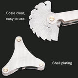 60 Degree Stainless Steel Thread Gauge - 51 Pieces - Low Angle
