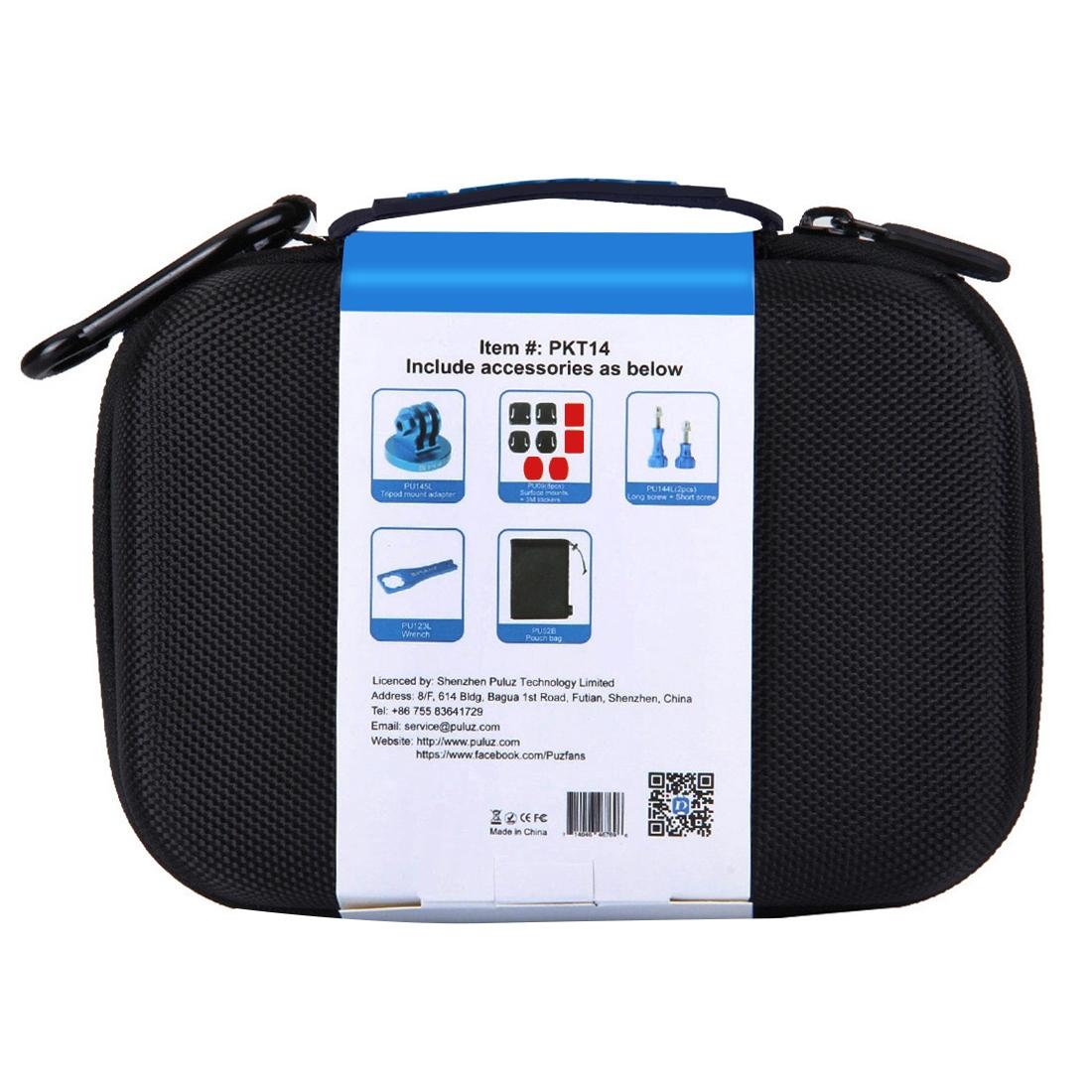 13-in-1 Cnc Metal Accessories Kit for Action Cameras with Eva Case