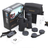 Professional 8x32 Binoculars for Camping Hunting and Traveling - Waterproof with Night Vision - Low Angle