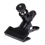 Sport Camera Backpack Hat Clip Mount - 360 Degree Rotation - Side View