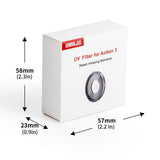 Uv Filter for Dji Action 3 Camera - Low Angle