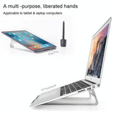 Lightweight Laptop Stand - Aluminum Alloy - Top-Down View