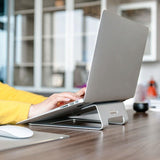 Lightweight Laptop Stand - Aluminum Alloy - Low Angle