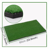 Premium Indoor Golf Mat with Tee - 30x60cm - Side View