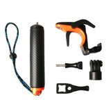 Gopro Diving Buoyancy Stick with Floating Hand Grip and Shutter Trigger - Side View