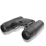 Compact 30x60mm Red Binoculars for Outdoor Day Vision - Front View