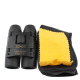 Compact 30x60mm Red Binoculars for Outdoor Day Vision - 45-Degree Angle