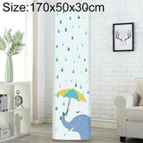 Raindrop Fabric Dust Cover for Vertical Cabinet Ac - 170x50x30cm All-inclusive - Front View