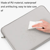 13 / 13.3 / 14 Inch Power & Laptop Bag In Mint Green Pu Leather - 45-Degree Angle