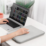 13 / 13.3 / 14 Inch Power & Laptop Bag In Mint Green Pu Leather - Rear View