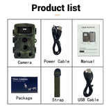 2 Lcd Infrared Night Vision Trail Camera For Wildlife Hunting - Side View