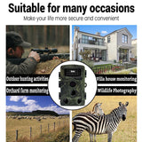 2 Lcd Infrared Night Vision Trail Camera For Wildlife Hunting - Low Angle