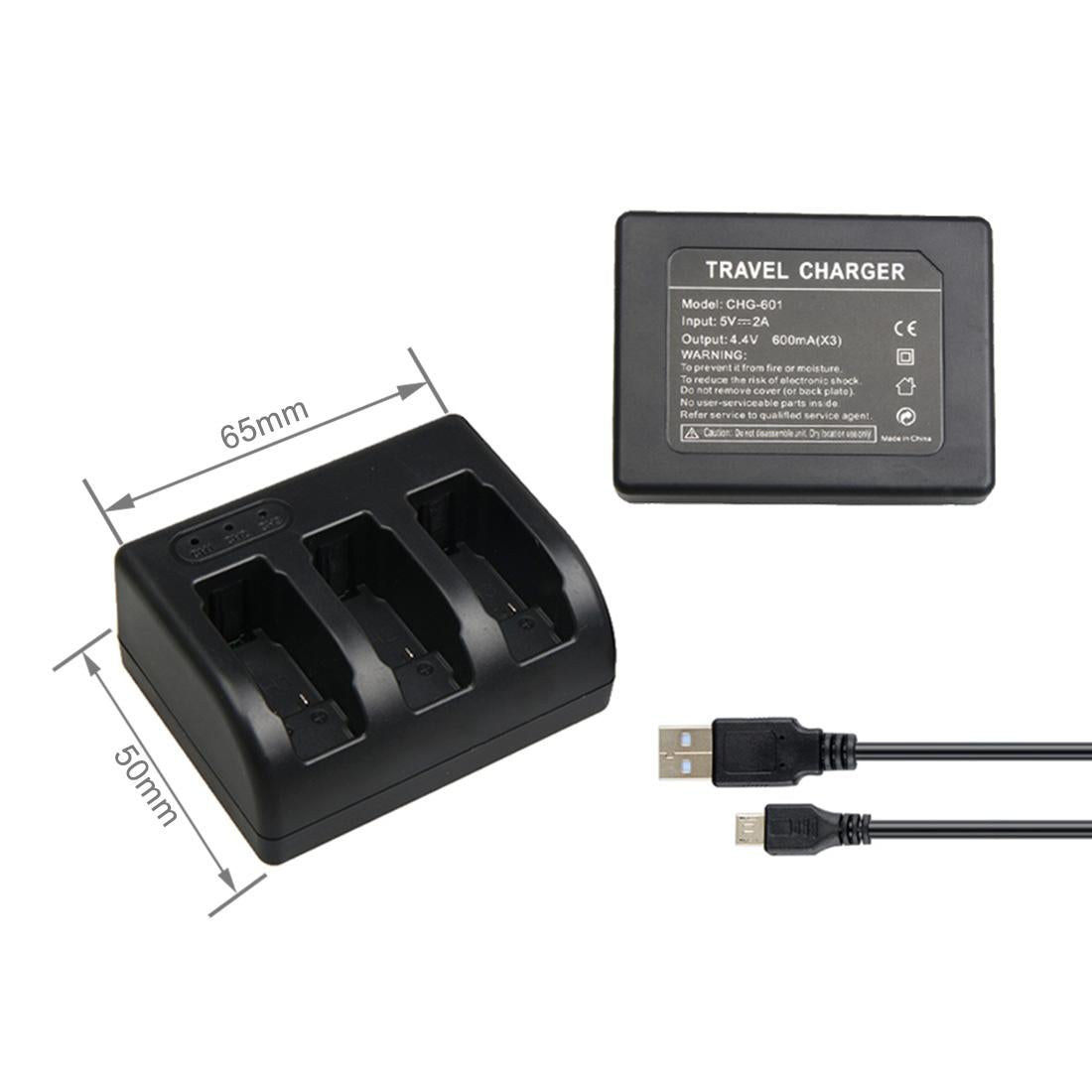 Travel Charger with Usb and Led Indicator