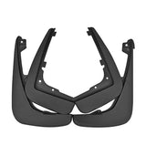 For Jaguar Xj / Xjl 2012-2019 4Pcs / Set Car Auto Soft Plastic Splash Flaps Fender Guard - Front View