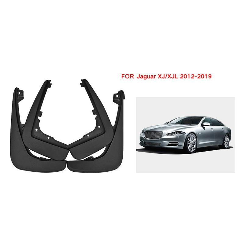 For Jaguar Xj / Xjl 2012-2019 4Pcs / Set Car Auto Soft Plastic Splash Flaps Fender Guard
