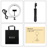 10.2 Rgbw Led Ring Light Kit with 1.1m Tripod & Phone Clamp - 45-Degree Angle