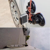 Triangle Suction Cup Mount for Action Cameras with Screwdriver - Close-Up Angle