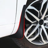 For Volkswagen T-Roc 2023 4Pcs / Set Car Auto Soft Plastic Splash Flaps Fender Guard - Side View