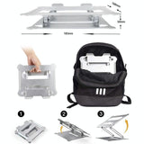 Foldable Laptop Stand - Portable and Compact - 45-Degree Angle