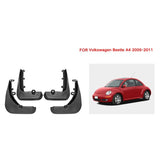 For Volkswagen Beetle 2005-2011 4Pcs / Set Car Auto Soft Plastic Splash Flaps Fender Guard - Side View