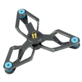 Action Camera Tripod Kit with Damping Shock Absorber Mount - Side View