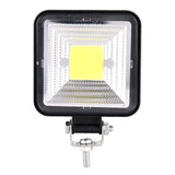 Car Square Work Light With Cob Lamp Beads - Top-Down View