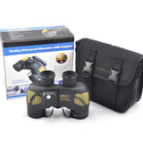 Waterproof Nitrogen Rangefinder Binoculars with Compass - 7x50 Hd Power - Close-Up Angle
