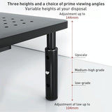 Lenovo Thinkpad Laptop Stand with Phone Holder - Elevated Monitor Stand - Close-Up Angle