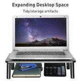 Lenovo Thinkpad Laptop Stand with Phone Holder - Elevated Monitor Stand - Extra Image