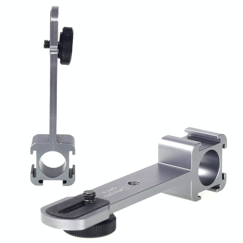 Three-Headed Hot Boot Adapter For Gimbal With Led Mic Mount