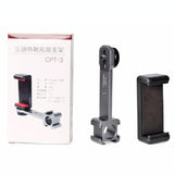 Three-Headed Hot Boot Adapter For Gimbal With Led Mic Mount