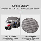 Electric Mop Head & Water Tank for Dyson V10 / V12 Slim - Top-Down View
