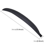 2 Pcs Car Auto Rubber Fender Guard Protection Strip Scratch Protector Sticker - Size 34 X 2Cm - Side View