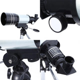 Portable High Definition Astronomical Telescope with Tripod - 45-Degree Angle