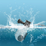 Waterproof Housing for Insta360 Go 2 with Base Adapter - 30m Depth - Front View