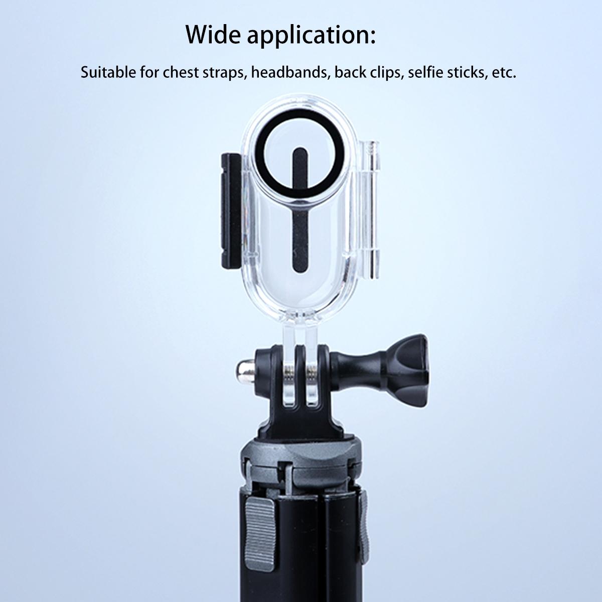Waterproof Housing for Insta360 Go 2 with Base Adapter - 30m Depth