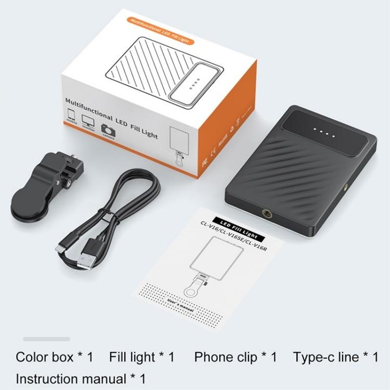 Portable Clip-on Fill Light for Mobile Devices - Three Light Modes