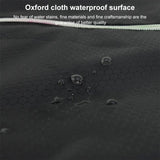 Waterproof Outdoor Football Grid Texture Oxford Backpack 45X35Cm - Close-Up Angle