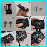 7 Inch 18W 1800Lm 3 Row Led Strip Light Working Refit Off - Road Vehicle Lamp Roof Strip Light