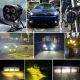 Car 3 Inch Continuous Two - Colour Spotlight 20W / 2000Lm / Dc9 - 30V - Low Angle