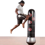 Vertical Inflatable Tumbler Boxing Column For Adults And Children - 1.6M Height - Side View