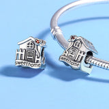 925 Sterling Silver Diy Bracelet Beads Warm Home - Rear View