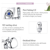 925 Sterling Silver Cross Charm For Diy Bracelets - Rear View