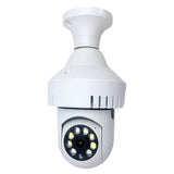 1080P Wifi Camera With Night Vision And Two-Way Voice - Smoke Alarm Bulb - Front View