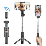 Multifunctional Mobile Phone Gimbal Stabilizer with Live Video and Selfie Stick - Low Angle