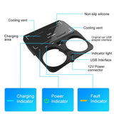 10W Wireless Charger For Bmw X6 2020-2022 - Qi Standard Quick Charging - Side View