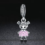 925 Sterling Silver Bead Bracelet / Necklace Accessory - Top-Down View