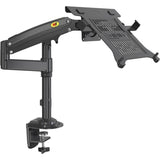 Full Motion Gas Spring Arm for 10-17 Inch Desktop / Laptop - Side View